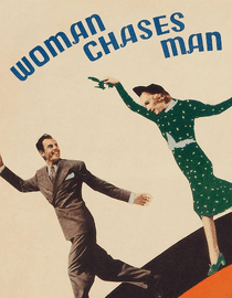 Woman Chases Man
