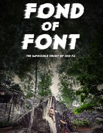 Fond of Font / Bleau dans La Peau