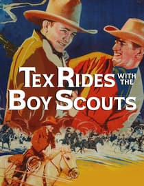 Tex Rides with Boy Scouts